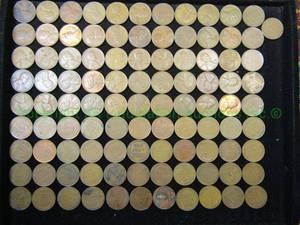 lot 478 image: Wheat pennies 100 count