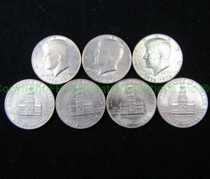 lot 549 image: Bicentennial 1776-1976 Kennedy half dollars. Bid is times the quantity