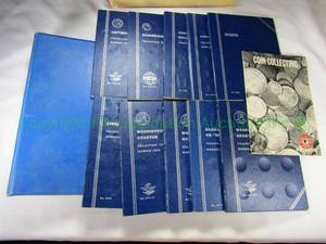 lot 559 image: Coin collector books plus