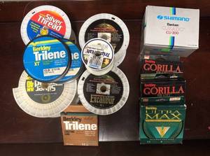 lot 69 image: Collection of Fishing Line