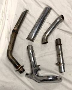 lot 139 image: Motorcycle Pipes and pipe covers