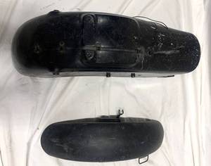 lot 124 image: Motorcycle fenders