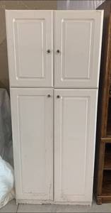 lot 169 image: White Storage Cabinet