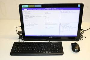 lot 1 image: Acer All-in-One Computer Desktop (Boots to BIOS, no other testing)
