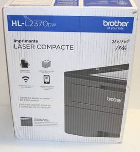 lot 13 image: Brother HL-L2370dw Printer in box