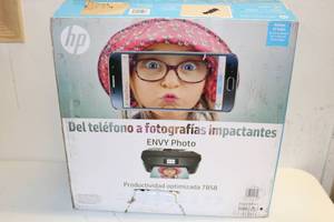 lot 14 image: HP Envy Photo 7858 Printer in box
