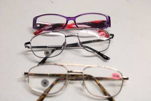 lot 58 image: 3 Reading Glasses 2.50
