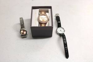 lot 65 image: 3 Womens Watches (1 cracked)