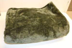 lot 79 image: Green Extra Soft Blanket 72x60in