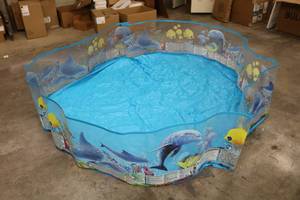 lot 134 image: Kids Large Pool (about 6ft diameter and 18 high)