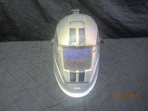 lot 19 image: CHICAGO ELECTRIC WELDING MASKSHEILD METAL HEAD DESIGN