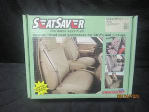 lot 77 image: COVERCRAFT SEAT SAVER SS8402PCGY NEW IN BOX