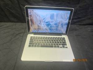 lot 155 image: APPLE MAC BOOK WITH POWER CORDCHARGER BRCM1038 13 SILVER WORKS POWER CORDCHARGER INCLUDED