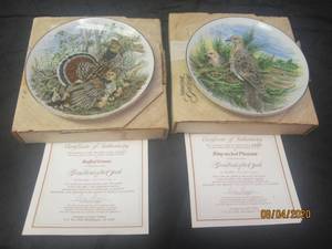 lot 177 image: DUO 1982 SOUTHERN LIVING GALLERY WITH COA��-RUFFED GROUSE-RING-NECKED PHEASANT