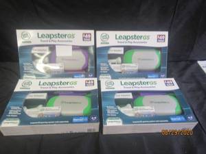 lot 190 image: 4 NEW LEAPSTER TRAVEL AND PLAY ACCESSORIES ALL NEW IN BOX