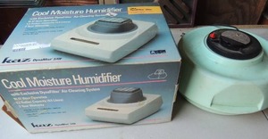 lot 164 image: 2 KAZ humidifiers 1 new in box