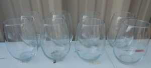 lot 310 image: 4 boxes anchor hocking wine glasses, 3 boxes of 12 and 1 box of 8