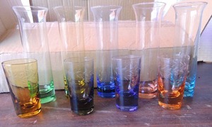 lot 259 image: WHEELCUT SHOT GLASSES & SHOOTERS - Assorted Colors QTY 9