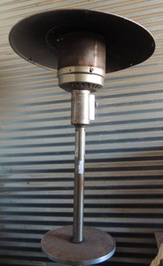 lot 237 image: Coleman patio heater works great No Tank