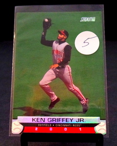 lot 5 image: 2000 STADIUM CLUB KEN GRIFFEY JR CARD #125 - NM