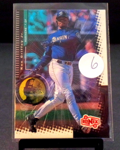 lot 6 image: 1999 IONIX KEN GRIFFEY JR CARD #52 -NM