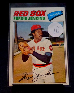 lot 10 image: 1977 TOPPS FERGIE JENKINS CARD #430 - CLEAN CARD