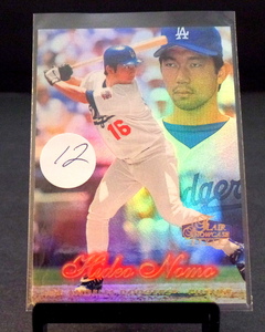 lot 12 image: 1998 FLAIR SHOWCASE HIDEO NOMO CARD - NM