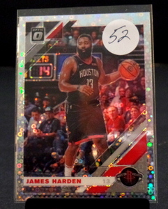 lot 52 image: 2019-20 PANINI OPTIC - JAMES HARDEN DISCO PARALLEL #68 - NM