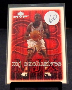 lot 60 image: MICHAEL JORDAN -1999-00 UD MVP MJ Exclusives #205 (MINT) Bulls HOF