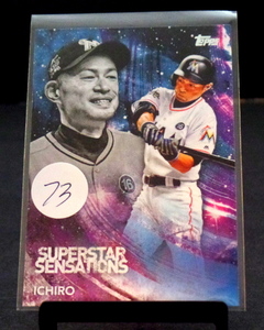 lot 73 image: 2018 Topps Baseball Superstar Sensations Insert #SSS45 ICHIRO Miami Marlins -NMMT
