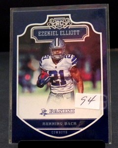 lot 94 image: 2016 EZEKIEL ELLIOTT Panini #209 ROOKIE CARD - Dallas Cowboys