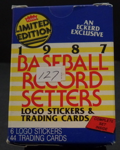 lot 127 image: 1987 Fleer Limited Edition Baseball Record Setters 44 Card Set