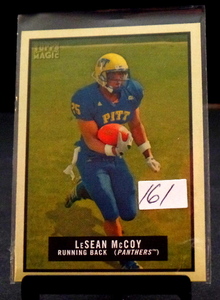lot 161 image: 2009 TOPPS MAGIC (RB) LeSean McCoy PHILADELPHIA EAGLES ROOKIERC CARD #229