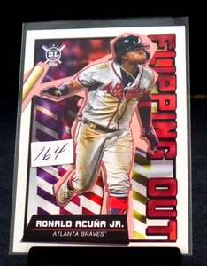lot 164 image: RONALD ACUNA JR 2020 Topps BL Insert Flipping Out (Card #FO-2) Braves