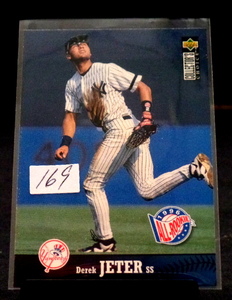 lot 169 image: Derek Jeter Upper Deck CC 1996 All Rookie # 180