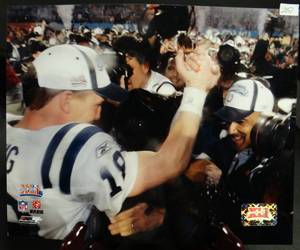 lot 251 image: SUPERBOWL XLI - OFFICIAL LICENSED 8 X 10 PRINT WITH HOLO - PEYTON MANNING