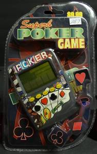 lot 287 image: SUPERB HANDHELD POKER DIGITAL GAME - NIP