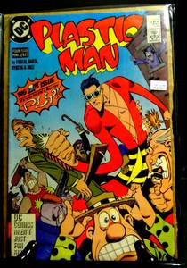 lot 302 image: DC COMICS NOVEMBER 1988 #1 - PLASTIC MAN BIG 1ST ISSUE