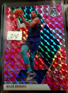 lot 319 image: 2019-20 Panini Mosaic Pink - Miles Bridges #82 -NMMT