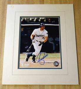 lot 118 image: RYAN KLESKO - SAN DIEGO PADRES Autographed Photo - Matted measures 12 x 16