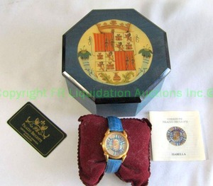 lot 51 image: Palazzo Brugiotti wrist watch in decorative wood display box