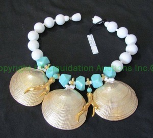 lot 227 image: Angela Caputi giuggiu seashell necklace