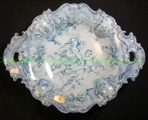 lot 151 image: Ernan Albisola Italian ceramic decorative platter, approx. 15 wide