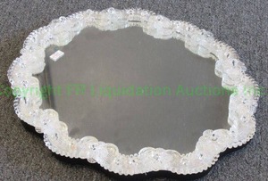 lot 264 image: Classic Murano glass Catron fiore vanity mirror