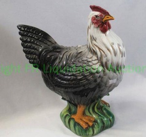 lot 247 image: Italian ceramic gallina hen, 16 tall