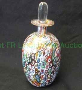 lot 242 image: Murano hand blown glass Ottavia cruet, 8 tall