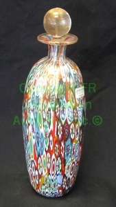 lot 243 image: Murano hand blown glass Ottavia cruet, 10 tall