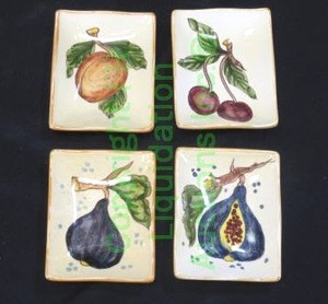 lot 437 image: Ammannati Italian ceramic wall decor tiles, 3 x 4 each