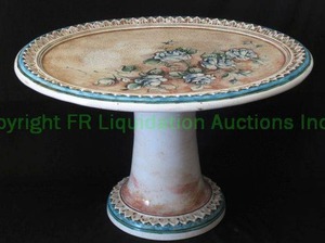lot 321 image: Italian ceramic rosa terrazza table