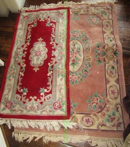 lot 31 image: Large area rugs as shown 2 count